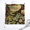 William Morris Traditional Victorian Woven Look English Garden Arts And Craft Black Green Custom Pre-pasted Wallpaper by Spoonflower Pre-Pasted Wallpaper 2FT Wide